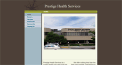 Desktop Screenshot of prestigehealthservices.org